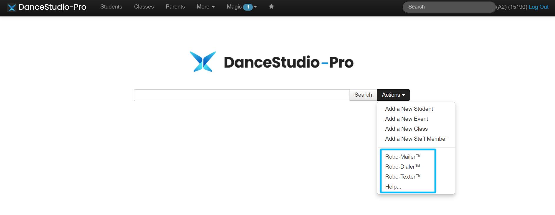 How do I communicate with my classes? Dance Studio Pro